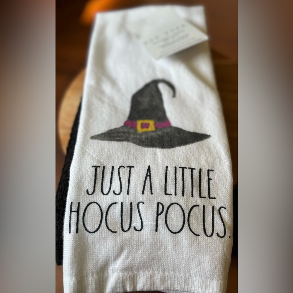 Rae Dunn Kitchen Towels Halloween Set